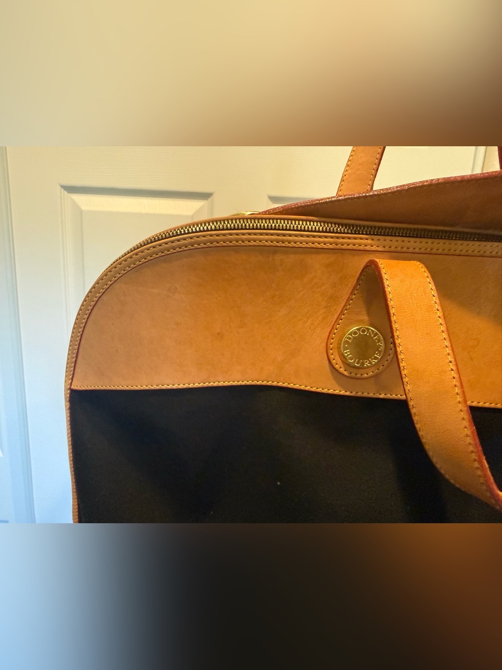Dooney & Bourne Vintage Weekender Cabriolet Canvas & Leather [SEE CONDITION] - Picture 12 of 15